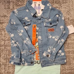 Disney Mickey Mouse Blue Denim Jacket for Kids